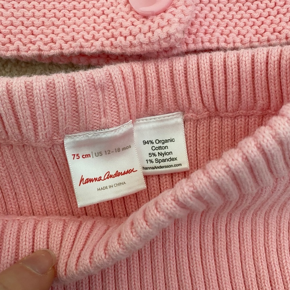 Hanna Andersson Knit Cardigan and Pant Set - Picture 5 of 6